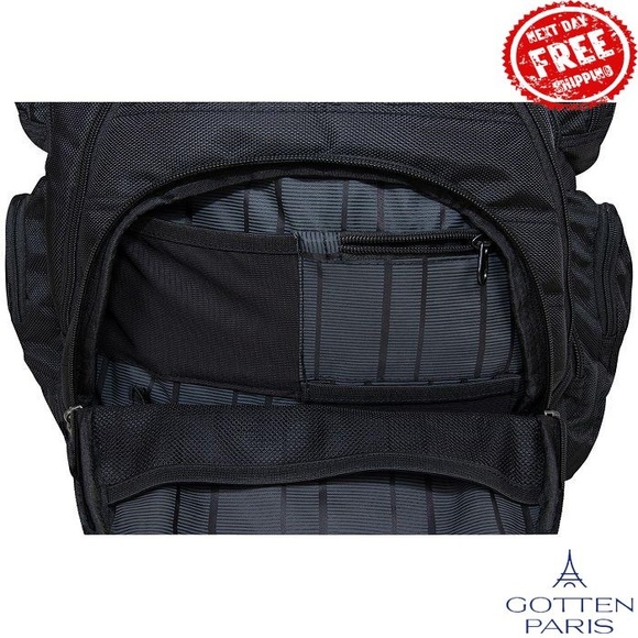 Pack-Of-All-Trades 17" Computer Business Backpack Black Wo - Picture 4 of 15